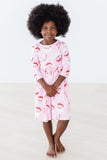 Jingle Bells 3/4 Sleeve Pocket Twirl Dress - Aaria Tees Aaria Tees