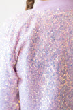 Lavender Sequin Jacket - Aaria Tees Aaria Tees