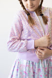 Lavender Sequin Jacket - Aaria Tees Aaria Tees