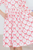 Lovebug 3/4 Sleeve Ruffle Twirl Dress - Aaria Tees Aaria Tees