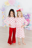 Lovebug 3/4 Sleeve Ruffle Twirl Dress - Aaria Tees Aaria Tees