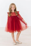 Pumpkin Spice Shimmer 3/4 Sleeve Tutu Dress - Aaria Tees Aaria Tees