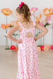 Sweet Strawberries Ruffle Maxi Dress - Aaria Tees Aaria Tees