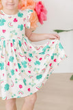SALE Top of the Mornin' Flutter Sleeve Twirl Dress - Aaria Tees Aaria Tees