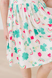 SALE Top of the Mornin' Flutter Sleeve Twirl Dress - Aaria Tees Aaria Tees