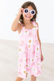 You are My Sunshine Ruffle Cross Back Dress - Aaria Tees Aaria Tees