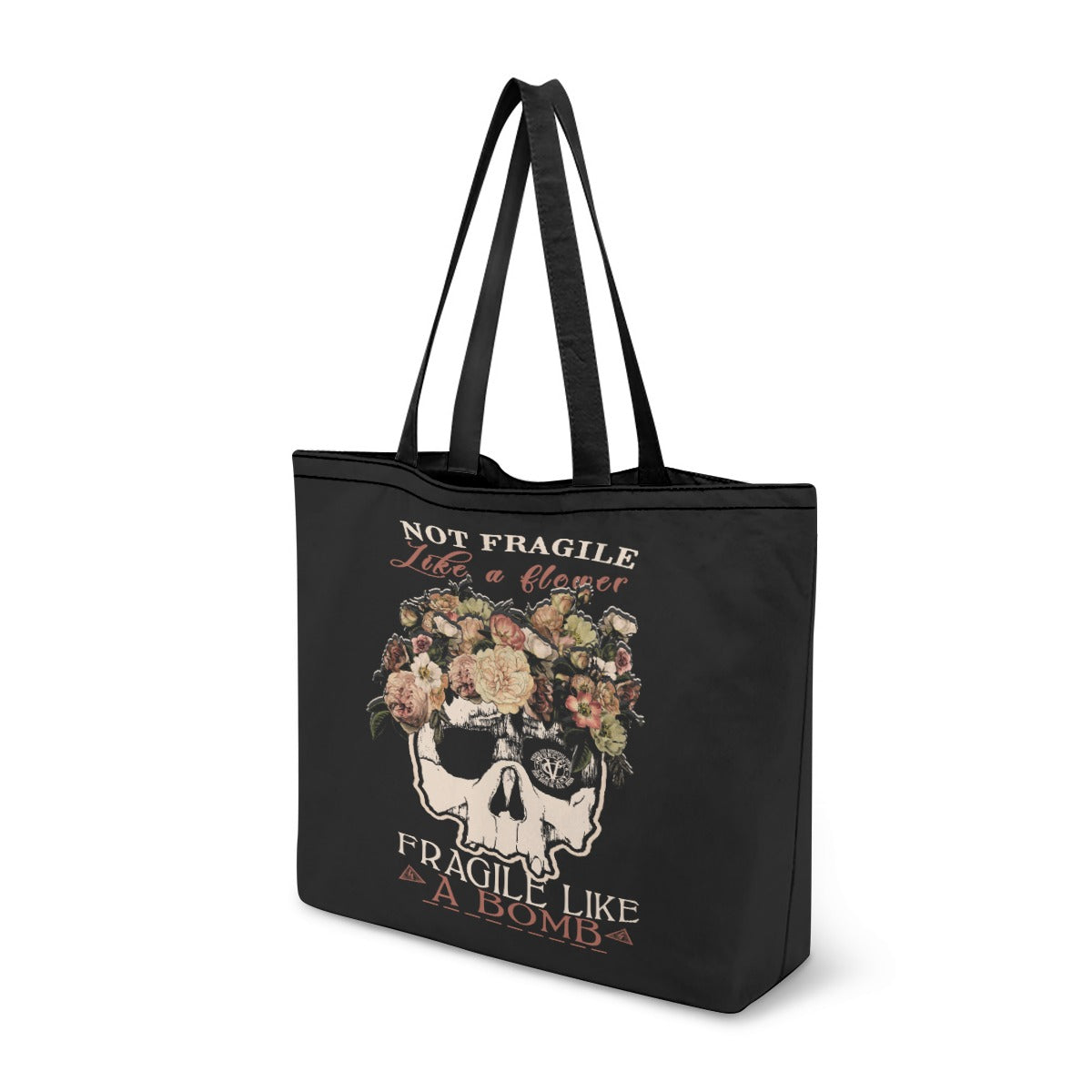 VCMCo. Fragile Like a Bomb Canvas Tote Bag - Aaria Tees Aaria Tees