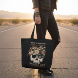 VCMCo. Fragile Like a Bomb Canvas Tote Bag - Aaria Tees Aaria Tees