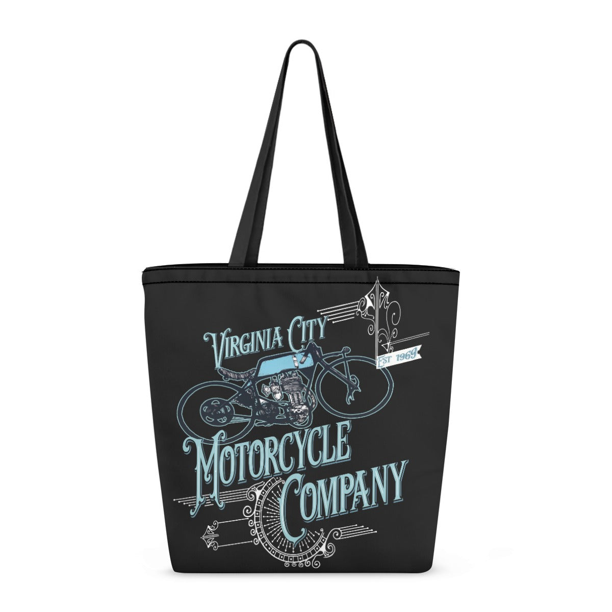 VCMCo. Victorian Bike Canvas Tote Bag - Aaria Tees Aaria Tees