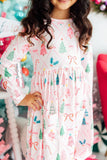 Very Merry L/S Pocket Twirl Dress - Aaria Tees Aaria Tees