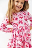 Vintage Cakes L/S Pocket Twirl Dress - Aaria Tees Aaria Tees