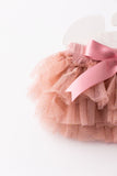 Vintage Pink & Gold Glitter Ruffle Tutu Bloomer - Aaria Tees Aaria Tees