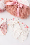 Vintage Pink & Gold Glitter Ruffle Tutu Bloomer - Aaria Tees Aaria Tees