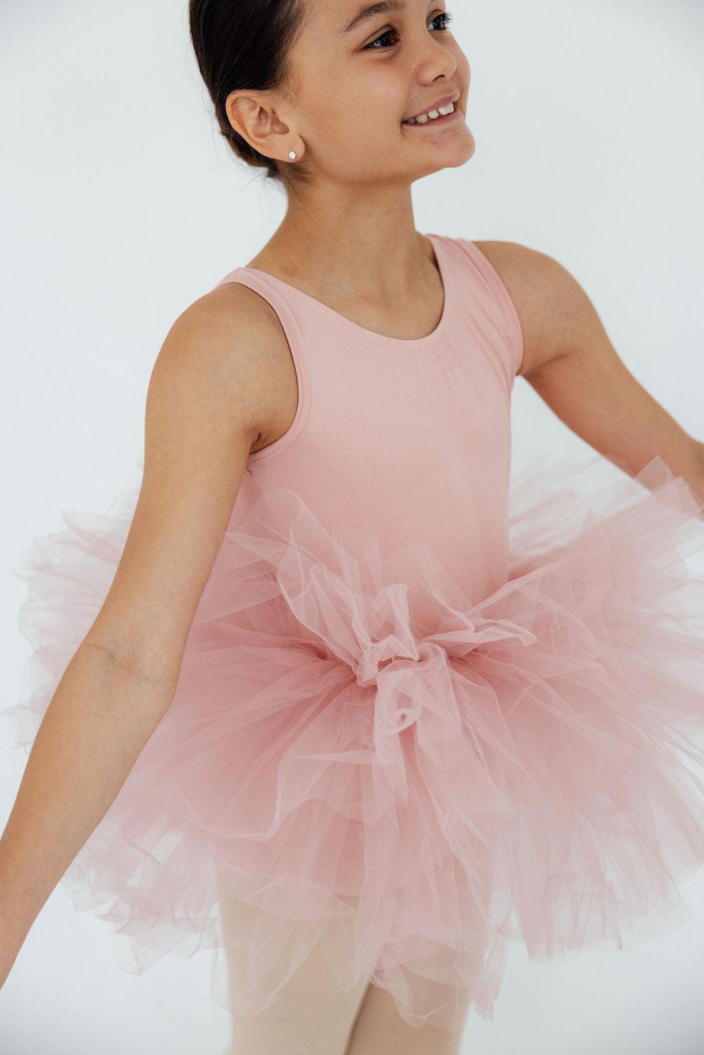 Vintage Pink Tank Tutu Leotard - Aaria Tees Aaria Tees