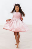 Vintage Pink Velvet Twirl Dress - Aaria Tees Aaria Tees