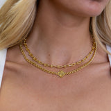 Rosalie Clover Chain Necklace Aaria Tees