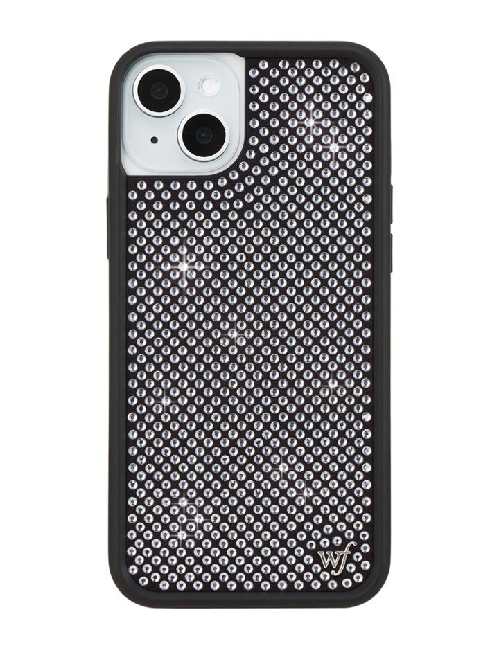 Rhinestone iPhone Case | White - Aaria Tees Aaria Tees