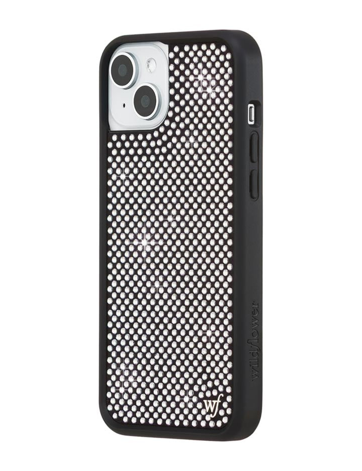 Rhinestone iPhone Case | White - Aaria Tees Aaria Tees