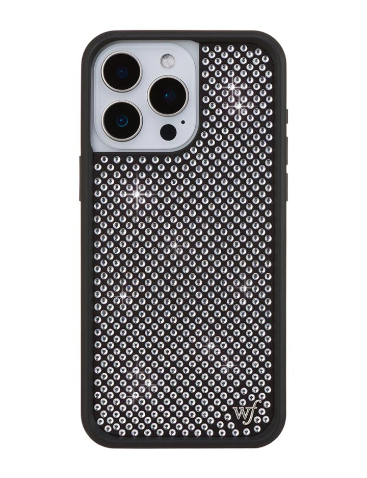 Rhinestone iPhone Case | White - Aaria Tees Aaria Tees