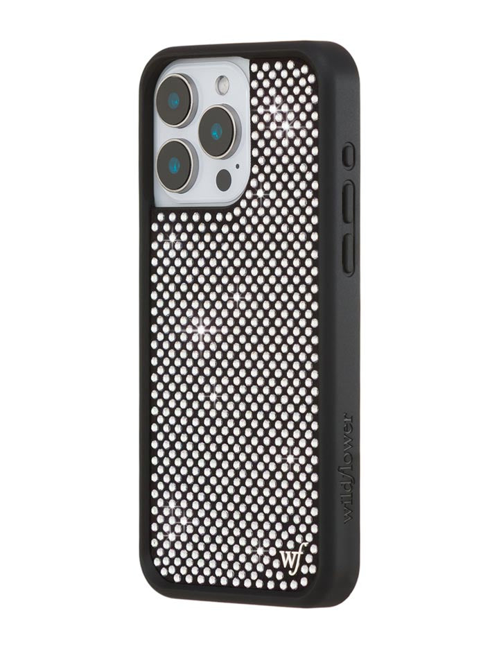 Rhinestone iPhone Case | White - Aaria Tees Aaria Tees