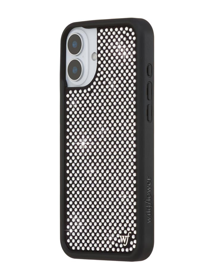 Rhinestone iPhone Case | White - Aaria Tees Aaria Tees