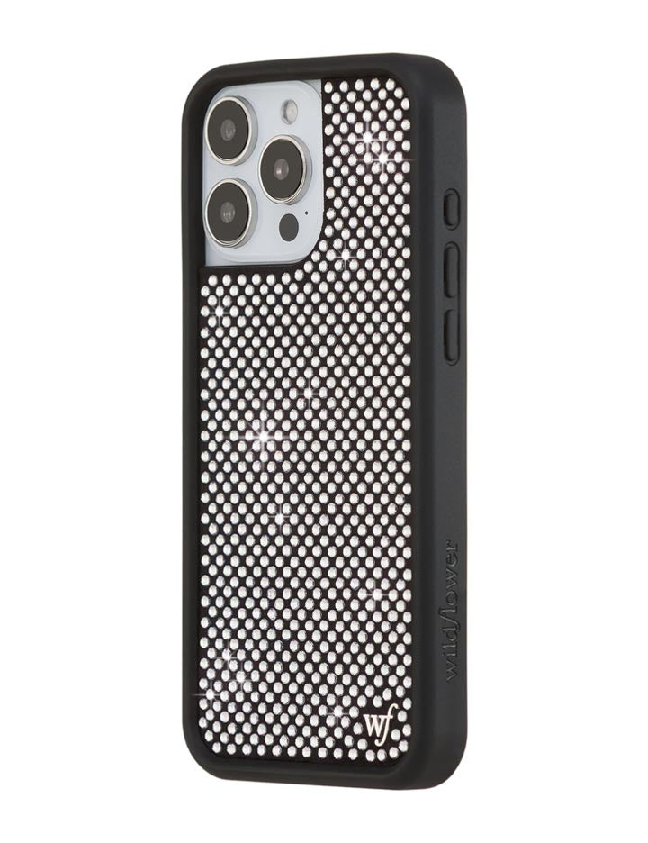 Rhinestone iPhone Case | White - Aaria Tees Aaria Tees