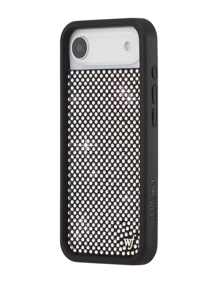 Rhinestone iPhone Case | White - Aaria Tees Aaria Tees