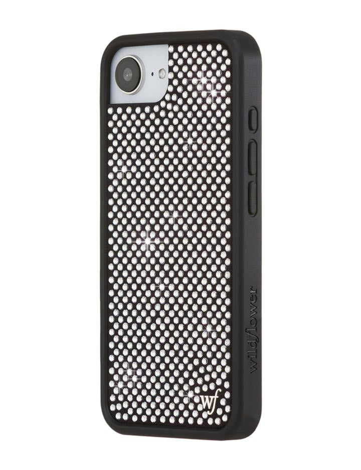 Rhinestone iPhone Case | White - Aaria Tees Aaria Tees