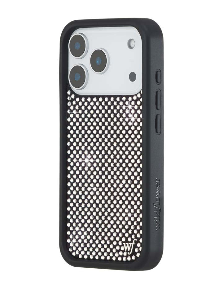 Rhinestone iPhone Case | White - Aaria Tees Aaria Tees
