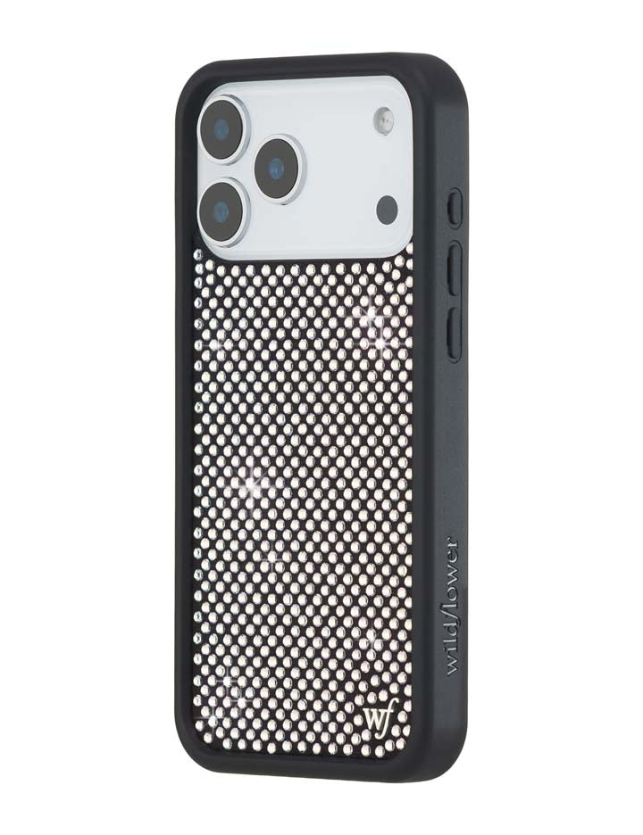 Rhinestone iPhone Case | White - Aaria Tees Aaria Tees