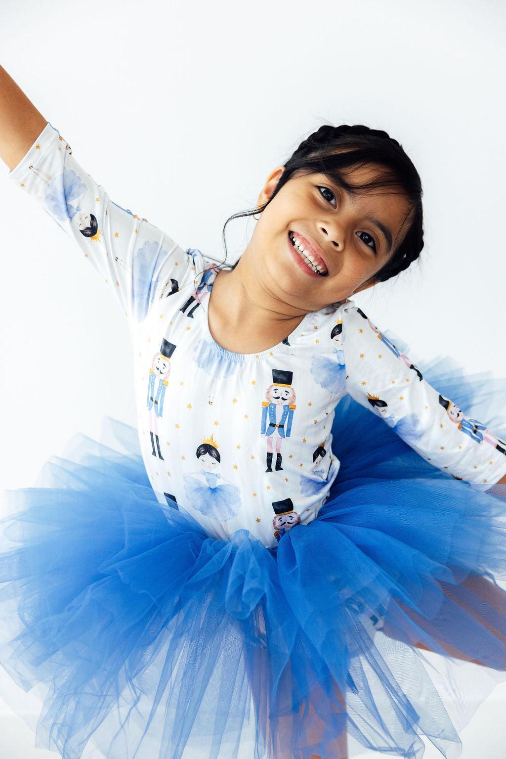 Waltz of the Snowflakes 3/4 Tutu Leotard - Aaria Tees Aaria Tees
