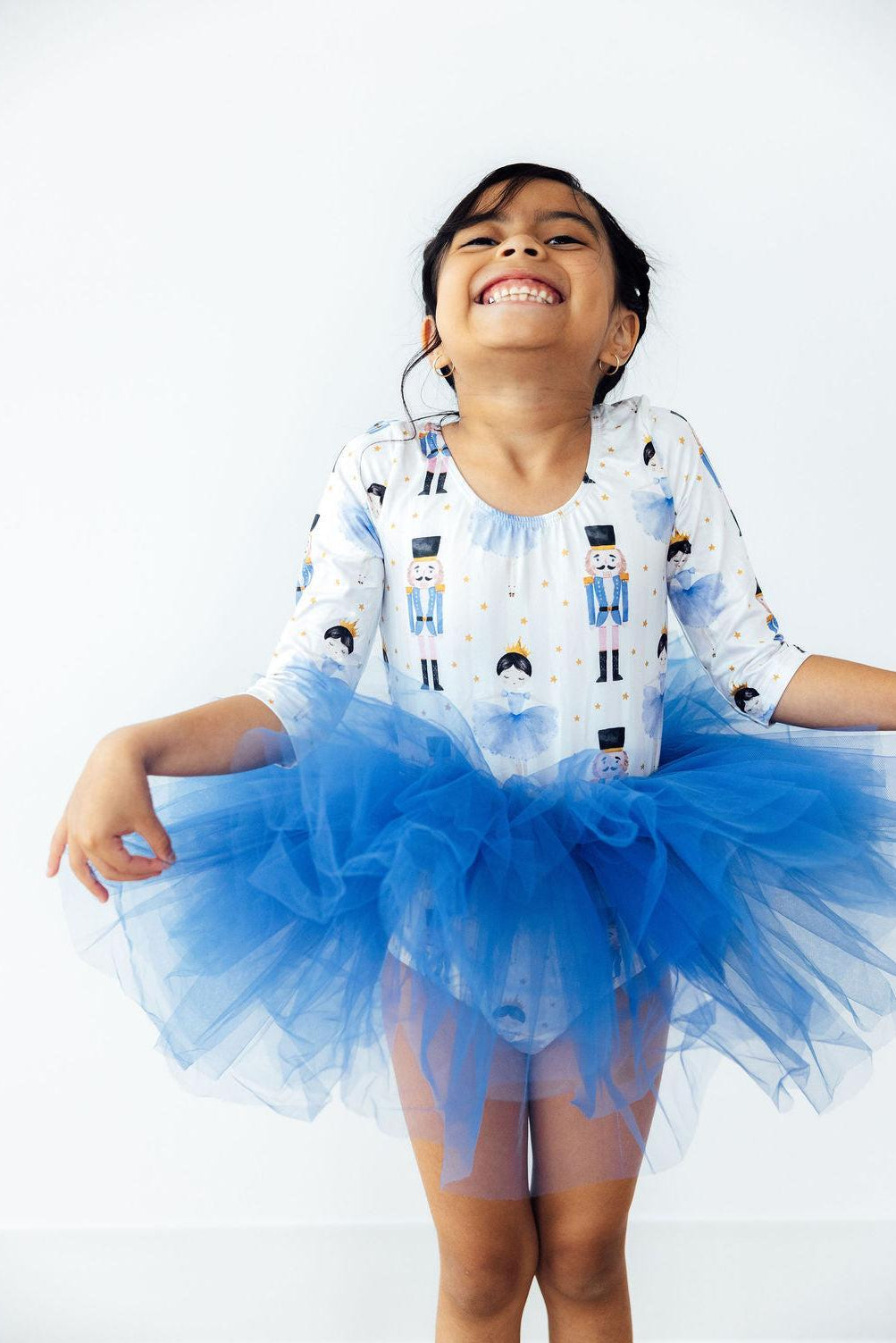 Waltz of the Snowflakes 3/4 Tutu Leotard - Aaria Tees Aaria Tees