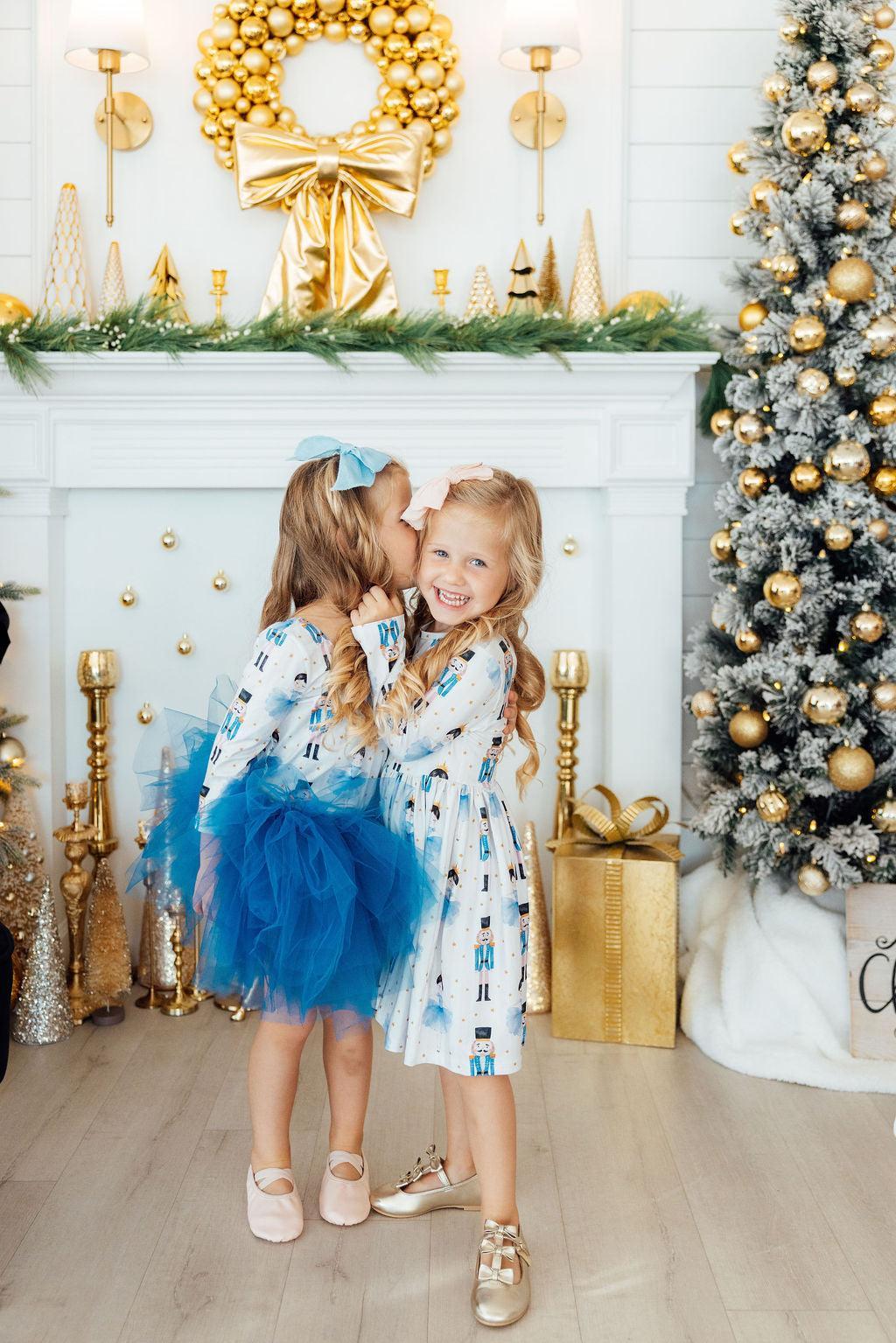 Waltz of the Snowflakes L/S Pocket Twirl Dress - Aaria Tees Aaria Tees