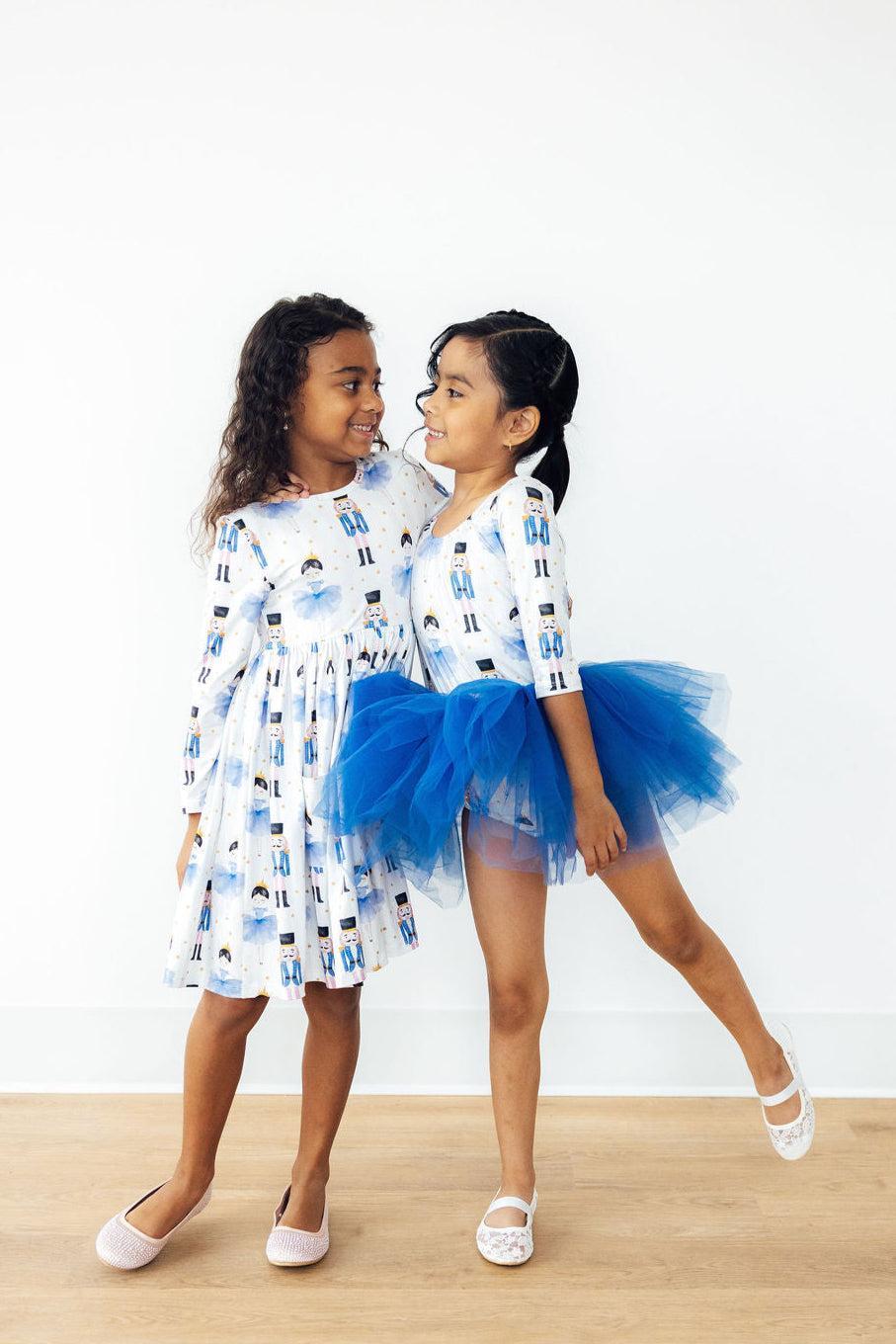 Waltz of the Snowflakes L/S Pocket Twirl Dress - Aaria Tees Aaria Tees