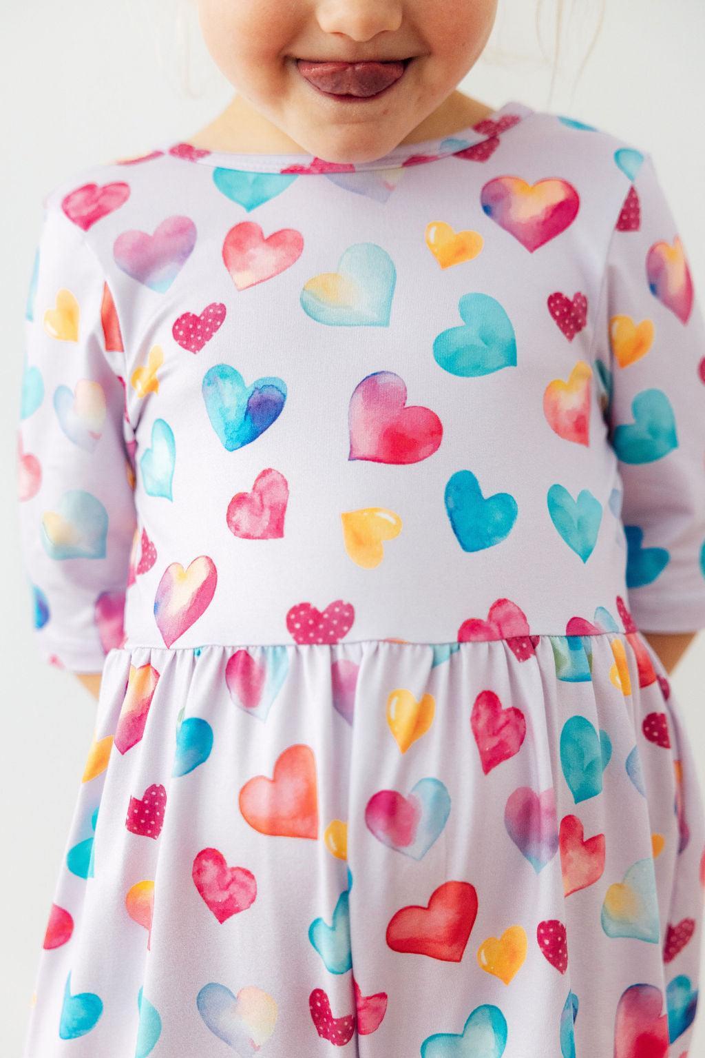 Watercolor Kisses Wide Leg Jumpsuit - Aaria Tees Aaria Tees