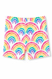 Watercolor Rainbows Twirl Shorts - Aaria Tees Aaria Tees