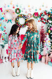 Western Wonderland L/S Pocket Twirl Dress - Aaria Tees Aaria Tees