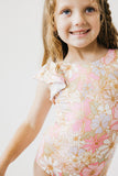 What's Up Buttercup S/S Flutter Sleeve Leotard - Aaria Tees Aaria Tees