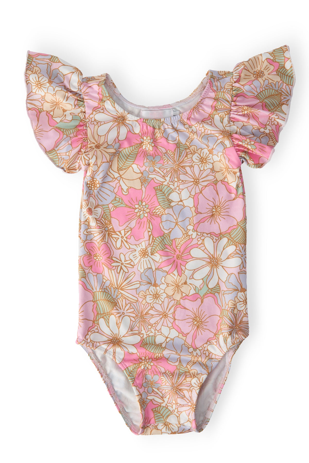 What's Up Buttercup S/S Flutter Sleeve Leotard - Aaria Tees