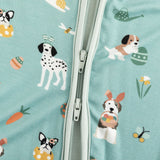Puppy Egg Hunt (Romper) - Aquamarine - Aaria Tees Aaria Tees