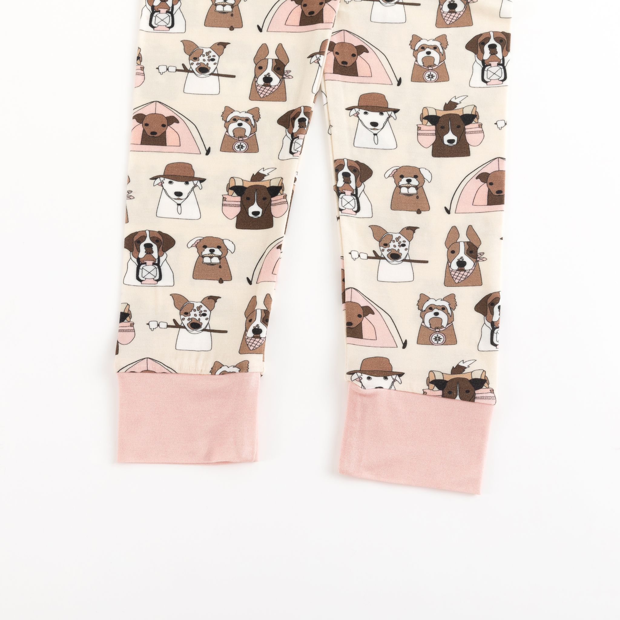 Camp Paws (Long Sleeve PJ) - Pink - Aaria Tees Aaria Tees