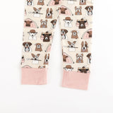 Camp Paws (Long Sleeve PJ) - Pink - Aaria Tees Aaria Tees