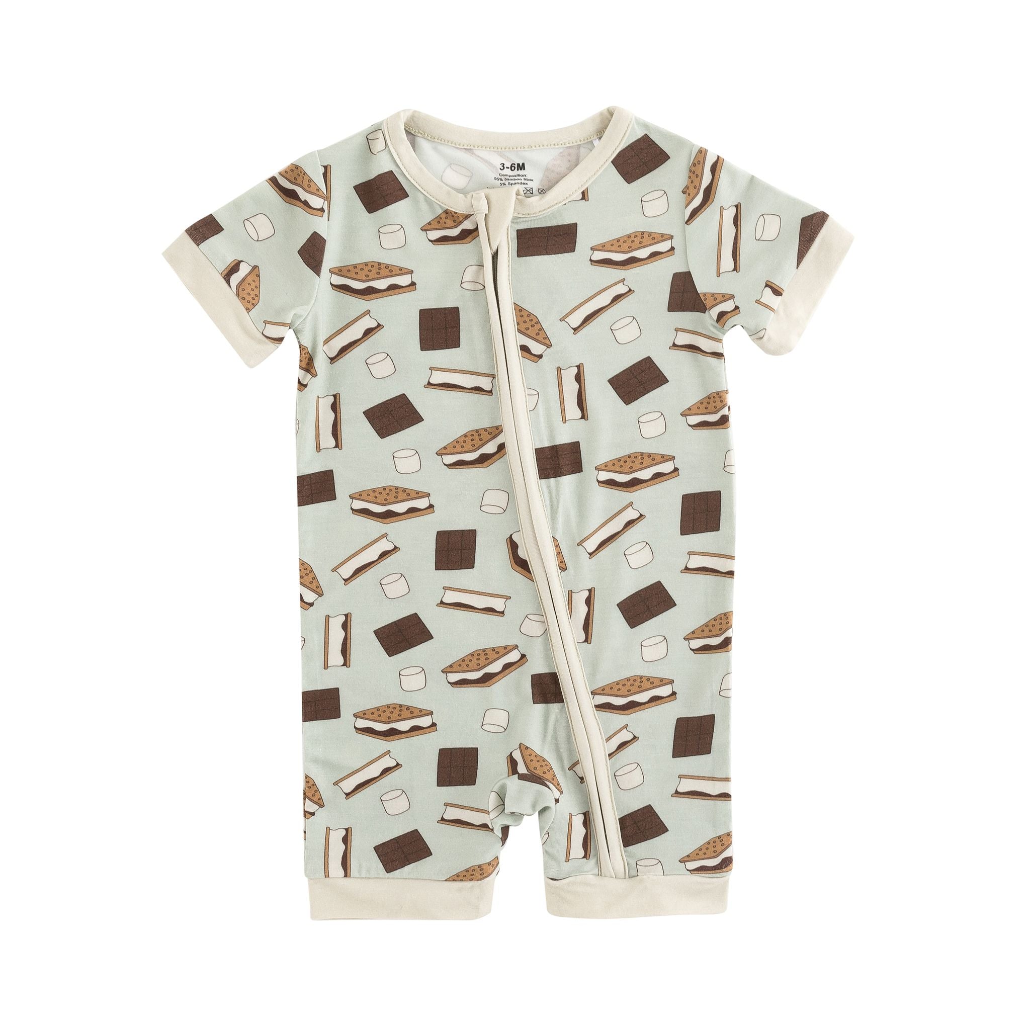 S'more to Love (Romper) - Blue - Aaria Tees Aaria Tees