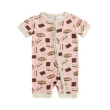 S'more to Love (Romper) - Pink - Aaria Tees Aaria Tees