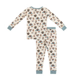Camp Paws (Long Sleeve PJ) - Blue - Aaria Tees Aaria Tees