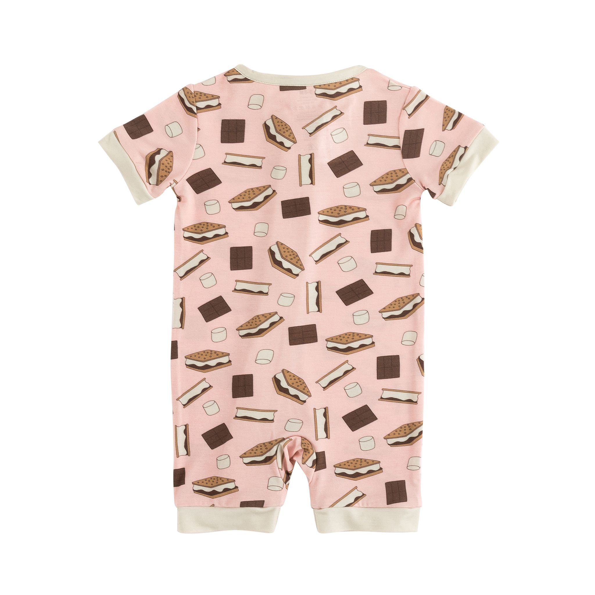 S'more to Love (Romper) - Pink - Aaria Tees Aaria Tees