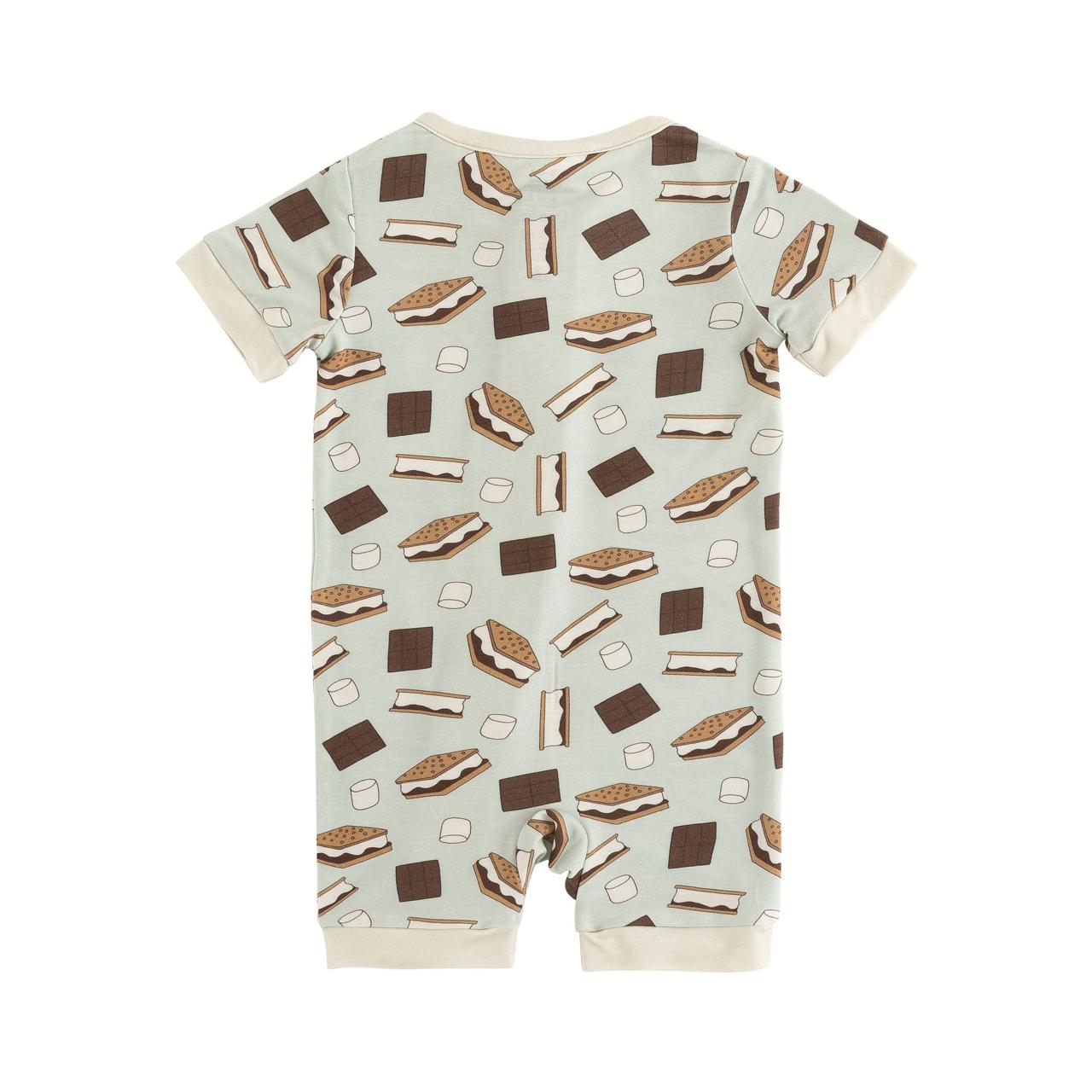 S'more to Love (Romper) - Blue - Aaria Tees Aaria Tees