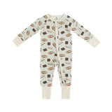 S'more to Love (Convertible Zip Footies) - Blue - Aaria Tees Aaria Tees