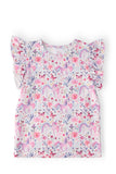 Whimsical Woods S/S Ruffle Tee - Aaria Tees Aaria Tees