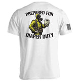Prepared For Diaper Duty Hazmat Suit Aaria Tees